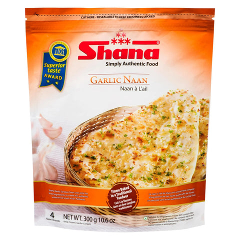 Shana Garlic Naan 4Pcs