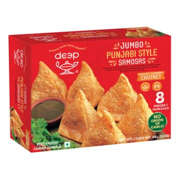 Deep Punjabi Style Jumbo Samosa 8Pcs