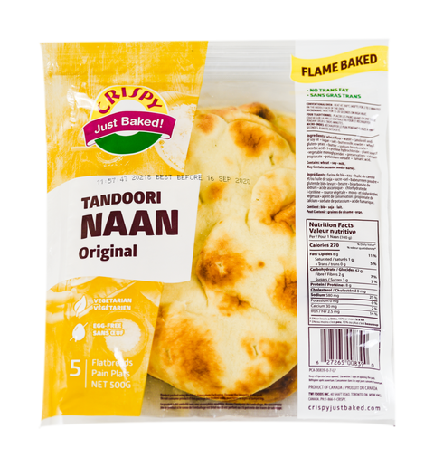 Crispy Tandoori Naan 5Pieces