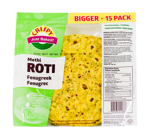 Crispy Methi Roti 15 Pieces