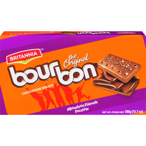 Britannia Bourbon Cream Biscuit 390g