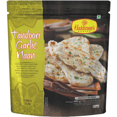 Haldiram's Garlic Naan 5Pcs