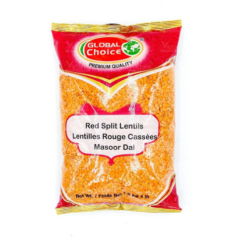 Global Choice Red Lentil Split(Masoor Dal) 4lb