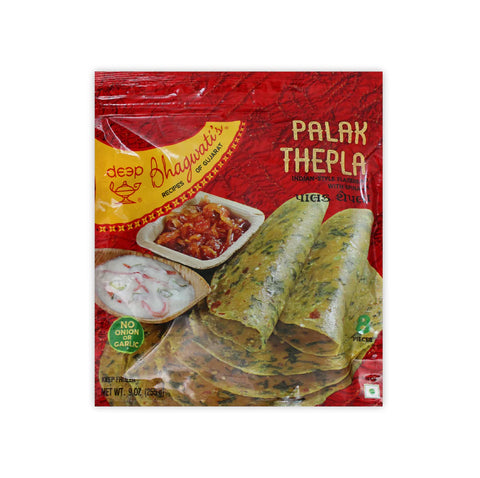 Deep palak Thepla