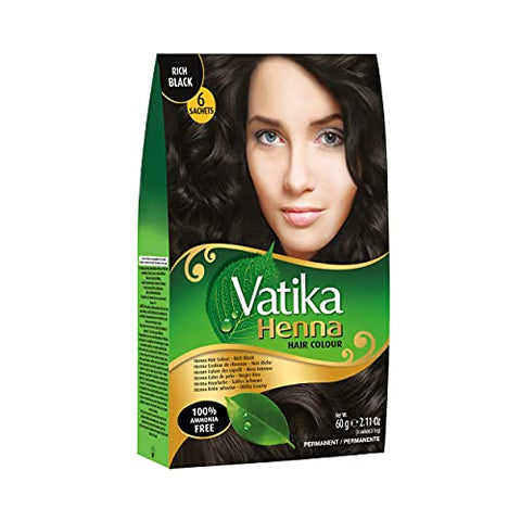 Vatika Hair Color Black 60g