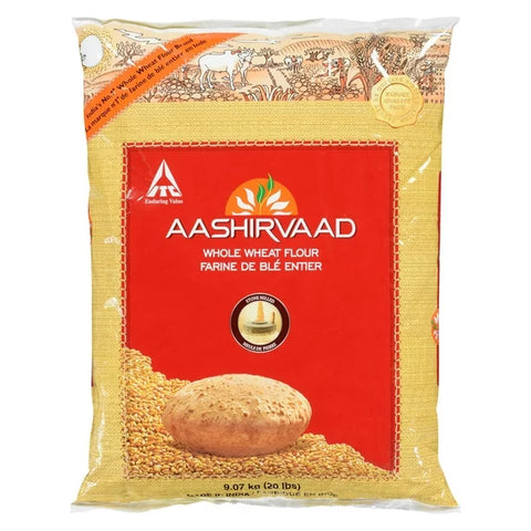 Aashirvaad Whole Wheat Atta 20lb