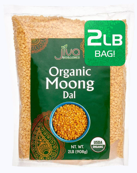 Jiva Organic Moong Dal Yellow 2lb