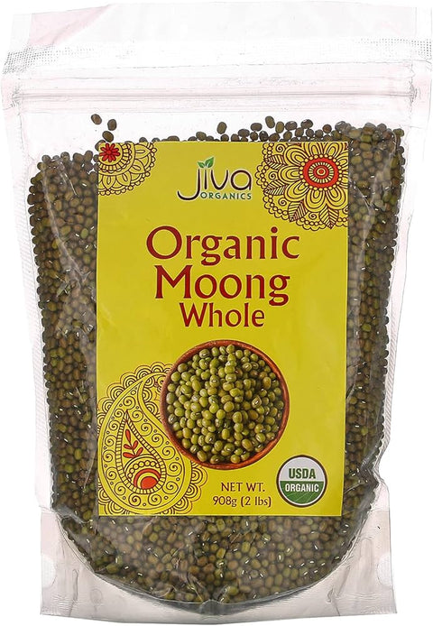 Jiva Organic Moong Whole 2lb