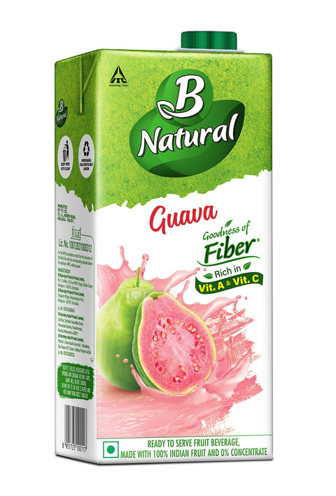 B Natural Guava Juice 1l