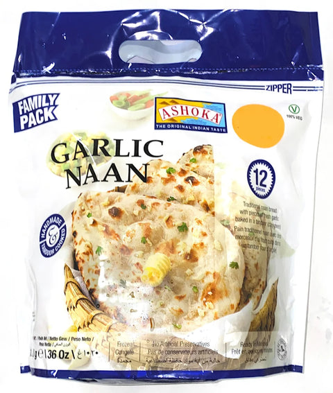 Ashoka Garlic Naan 12pcs