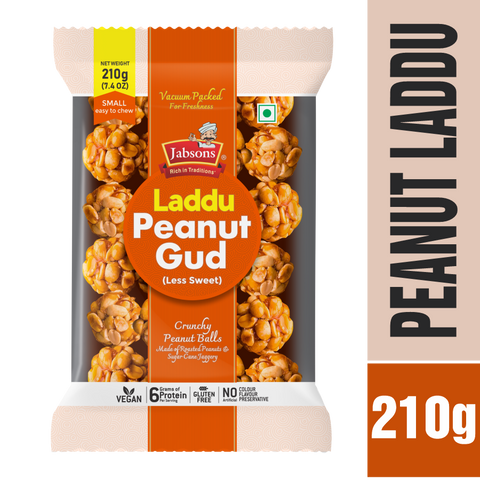 Jabsons Peanut Gud Laddu 210g