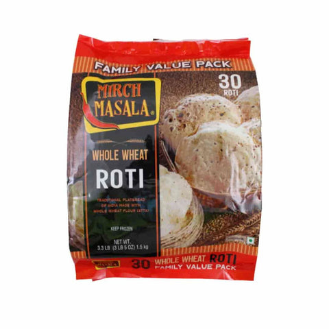 Mirchi Masala Whole Wheat Roti 30Pcs