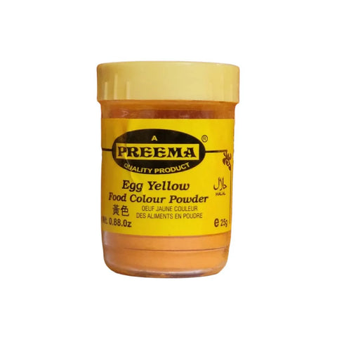 Preema Yellow Food Color Powder 25g