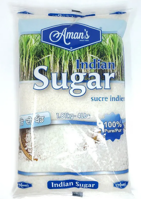 Aman's White Sugar 4Lb