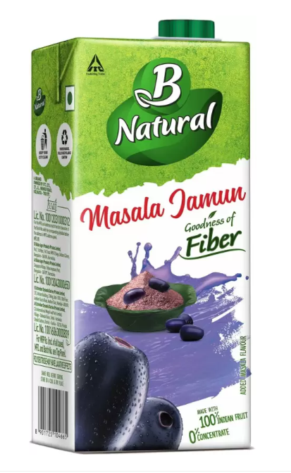 B Natural Jamun Juice 1l