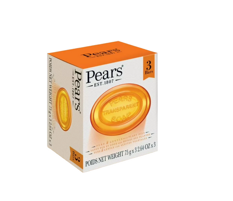 Pears Gentle Care Transparent Soap 3 x 75g