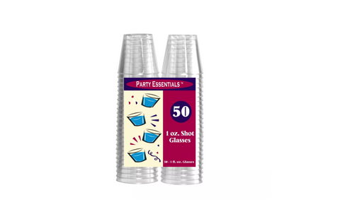 Party Essentials Clear 1oz Shot Glasses