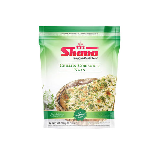 Shana Chilli & Coriander Naan 5Pcs