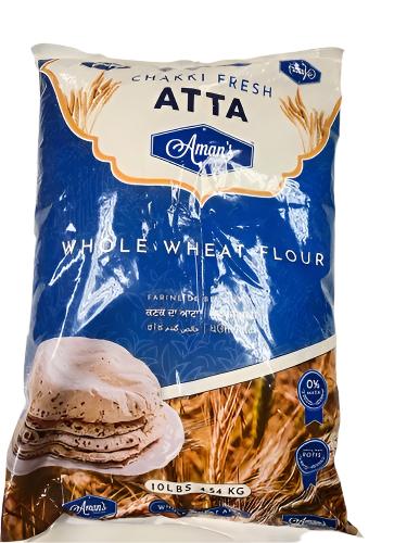 Aman's Whole Wheat Atta 10lb