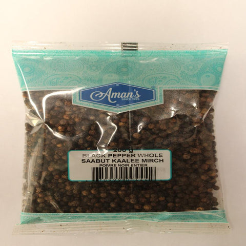 Aman's Black Pepper Whole 200G