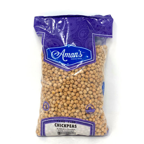 Aman's Kabuli Chana Jumbo 4Lb