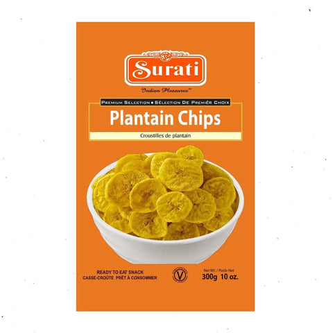 Surati Plantain Chips Plain 300g