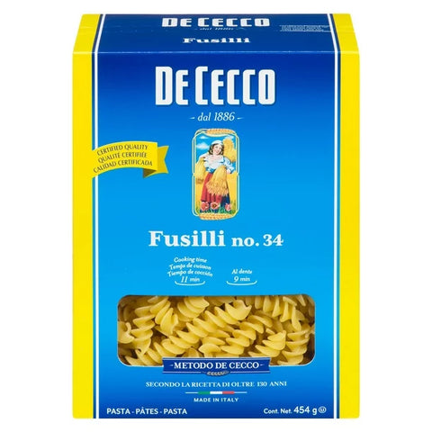 De Cecco Fusilli Pasta 454g