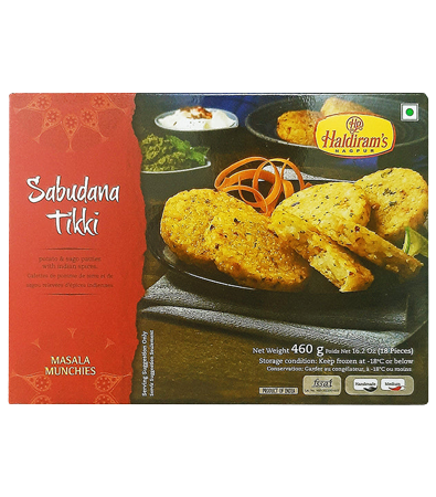 Haldiram's Sabudana Tikki 18Pcs