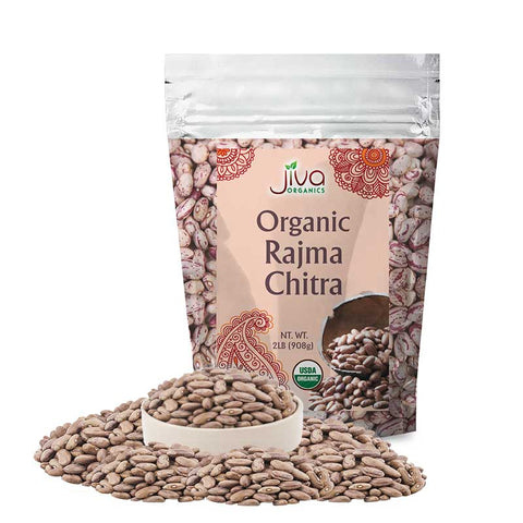 Jiva Organic Rajma Chitra(Light) 2lb