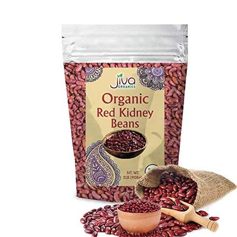 Jiva Organic Rajma Dark 2lb