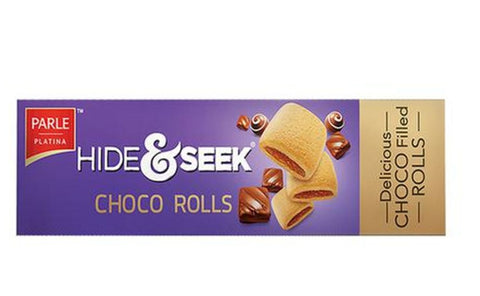 Parle Hide & Seek Choco Rolls Biscuits 125g