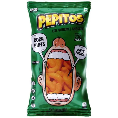 Pepitos Corn Puffs Minty Pudina 140g