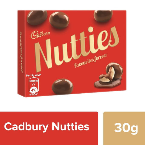 Cadbury Nutties Chocolate 30g